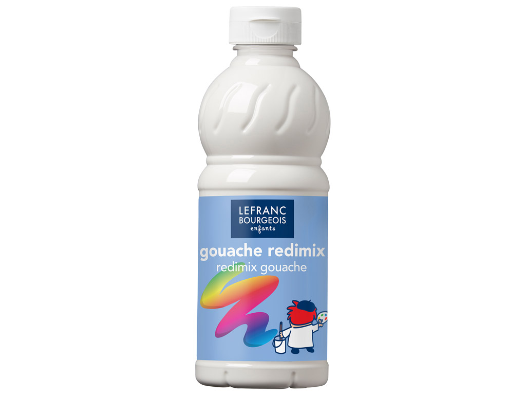 LB EDUCATION GOUACHE REDIMIX 1L BTL WHITE